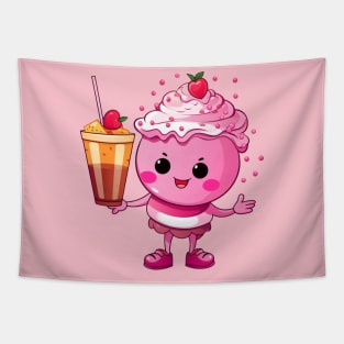 kawaii Ice cream  T-Shirt cute Candy food gilrl funny Tapestry