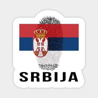 Serbia Flag DNA Magnet