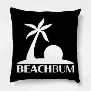 Beach Bum: Island (Stacked White) Pillow