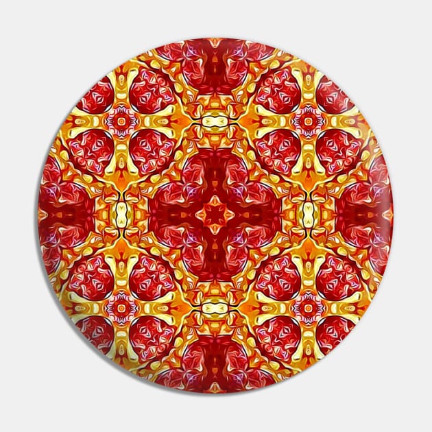 Pepperoni Pizza Pattern 2 Pin by BubbleMench