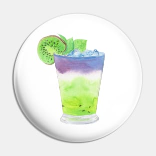 Fresh kiwi cocktail Pin