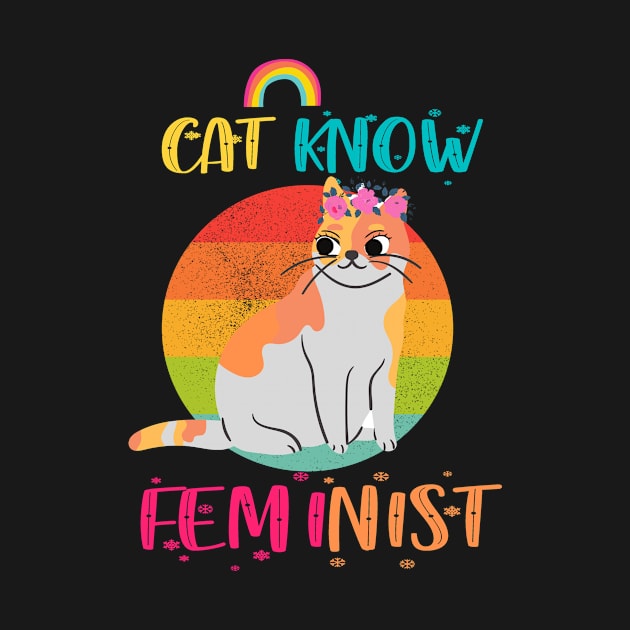 Cat Know Feminist by 29 hour design