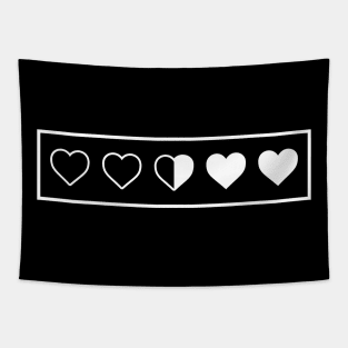 Heart Filled Pattern By Minimal DM Tapestry