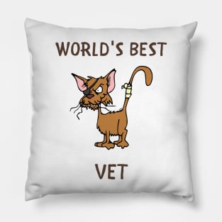 World's best vet Pillow