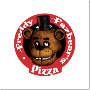 Five Nights at Freddys - Fazbear Poster Emoldurado, Quadro em