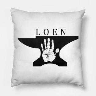 White Hand Anvil - Loen Pillow