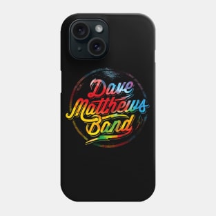 Dave Matthews Band Logo Circle multicolor Phone Case