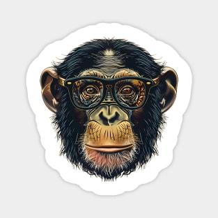 The Ape Scholar: Bonobo Bookworm! Magnet