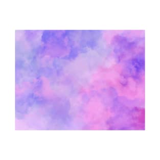 Purple and Pink Watercolor T-Shirt