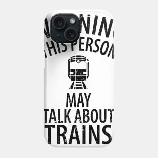 train railwayman trains driver Phone Case