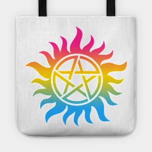 Supernatural Pansexual Pride Tote