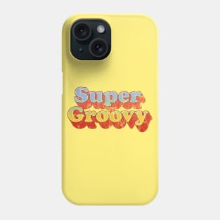 Super Groovy Vintage Style by Treaja Phone Case