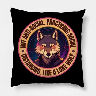 The Lone Wolf Pillow