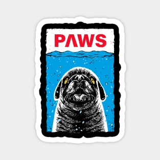 Paws Pug Magnet