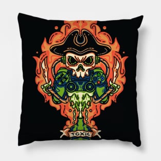 Pirate Players Illustration Pillow