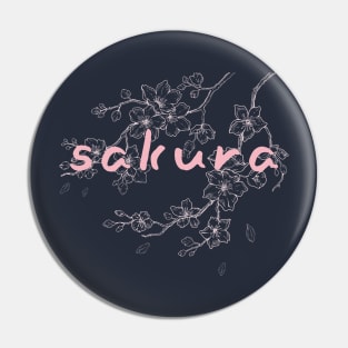 Sakura Flowers Cherry Blossom Pin