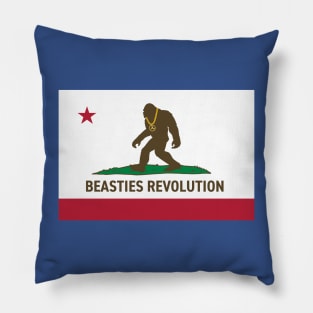 California Flag vs the Beasties Pillow