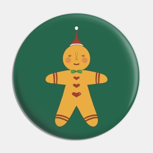 Gingerbread guy Pin