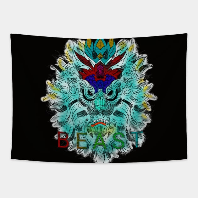 Beast Royal Dragon Graphic Tapestry by DigitaFix