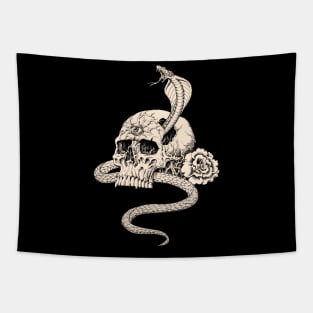 Skull and Snake Tapestry