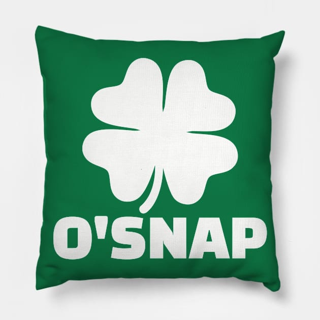 Shamrock O'Snap Pillow by Designzz