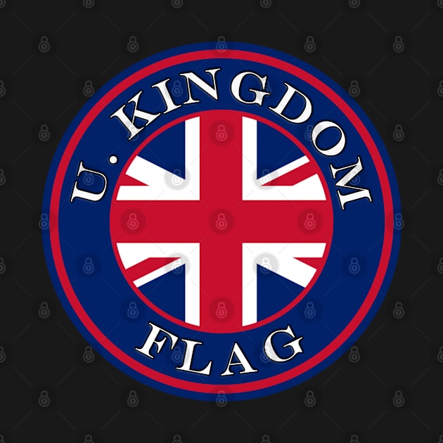 United Kingdom Union Jack - T-shirt Passport Stamps by Eremita Vagus