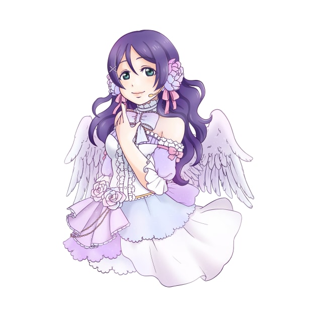 Nozomi Tojo angel by koomalaama