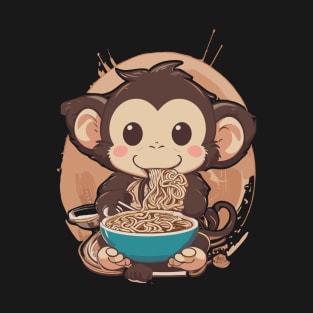 Monkey Ramen lover T-Shirt