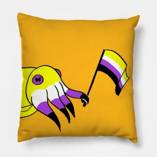 Cuttlefish Pride - Nonbinary Variant Pillow