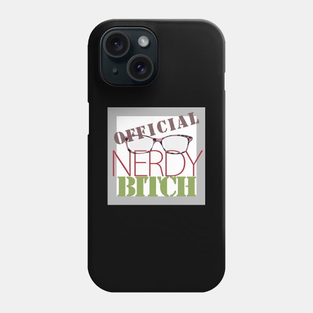 Official Nerdy Bitch Logo Phone Case by Nerdy Bitches Podcast