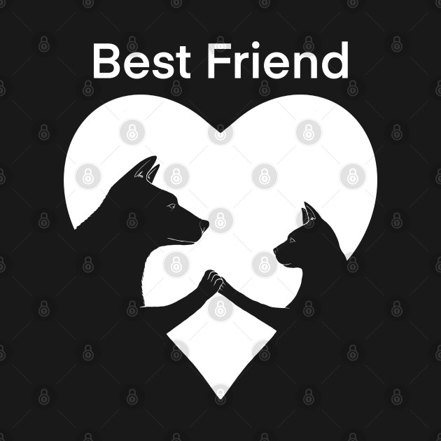 Dog and cat best friends by Artardishop