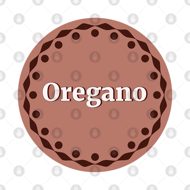 Oregano label by Emy wise