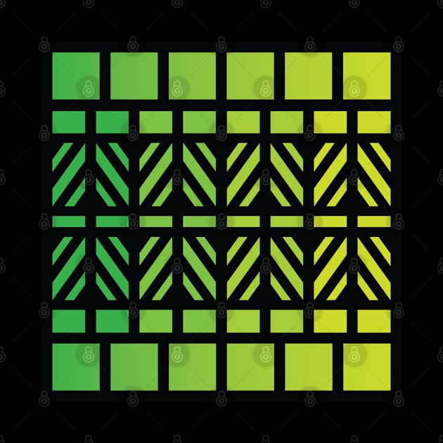 “Dimensional Gate” - V.6 Green - (Geometric Art) (Dimensions) - Doc Labs by Doc Labs