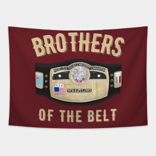 Brothers of the Belt - Domed NWA Tapestry