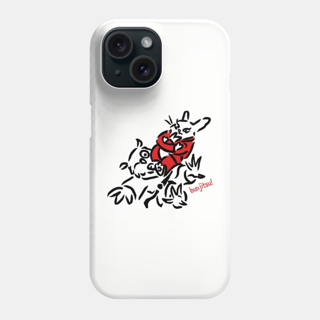 Bunjistu Armbar! Phone Case by John Himmelman