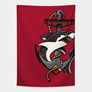 Shark and Anchor Tapestry