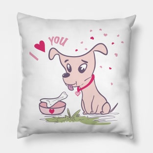 Valentine dog Pillow