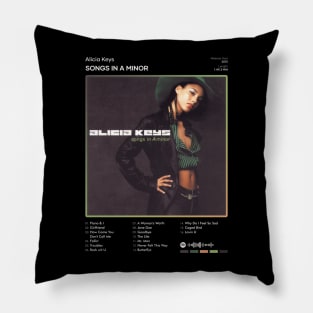 Alicia Keys - Songs In A Minor Tracklist Album Pillow