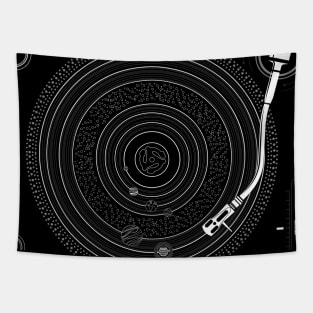 Solar System Turntable Tapestry