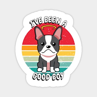 Cute frenchie dog is a good boy Magnet