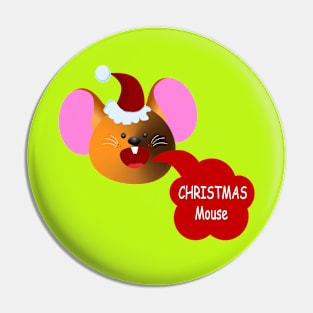 Santa Mouse Pin