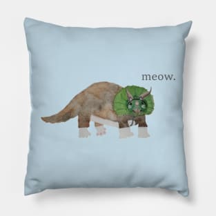 Triceratortie Dinosaur Kitty Pillow