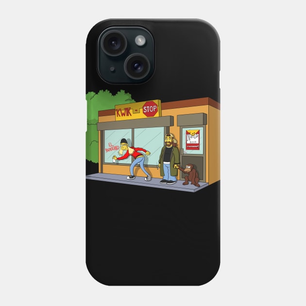 Jay & Silent Bob at the Kwik Stop Phone Case by BrianPower