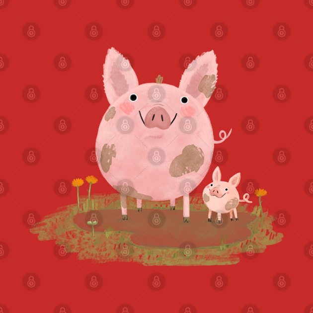 Piggies in a Mud Puddle by Sophie Corrigan