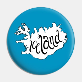 Iceland Outline Pin