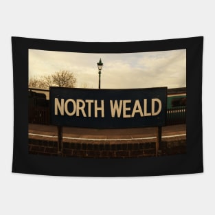 A view of North Weald railway station Tapestry