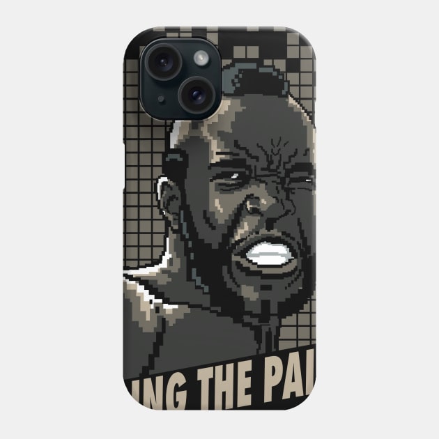 Clubber Lang Brings The Pain-16 Bit Phone Case by BlackActionTeesOnDemand