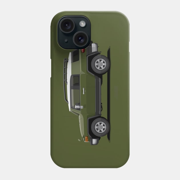 FJ Cruiser Army Green Phone Case by ARVwerks