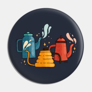 Coffee Pots Pin