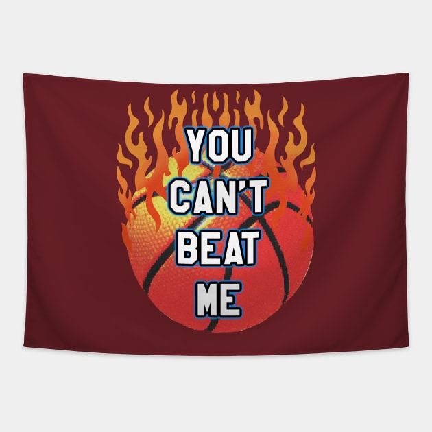 YOU CAN’T BEAT ME Tapestry by Tee Trends